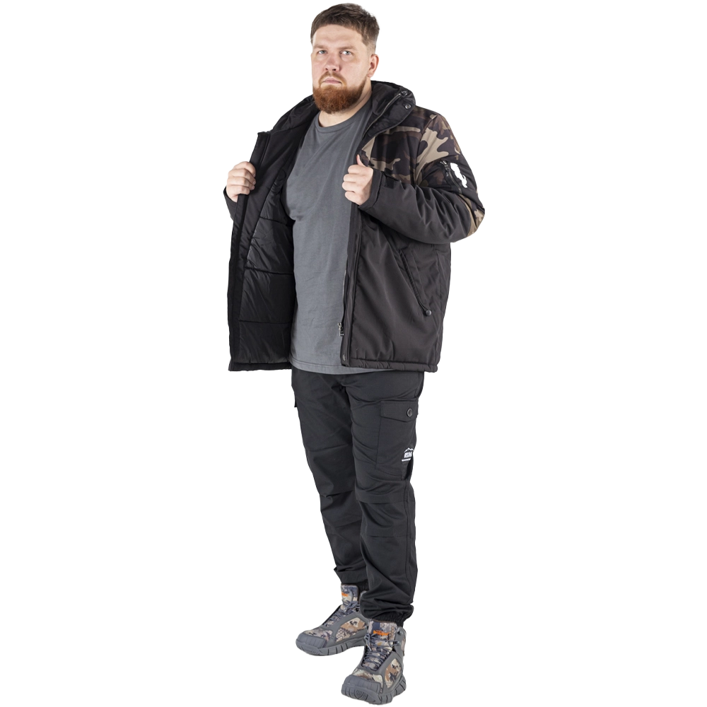 Куртка Remington Urban Sivera Black/Camo р. 3XL. Фото №3 Куртка Remington Urban Sivera Black/Camo р. 3XL. Фото №3
