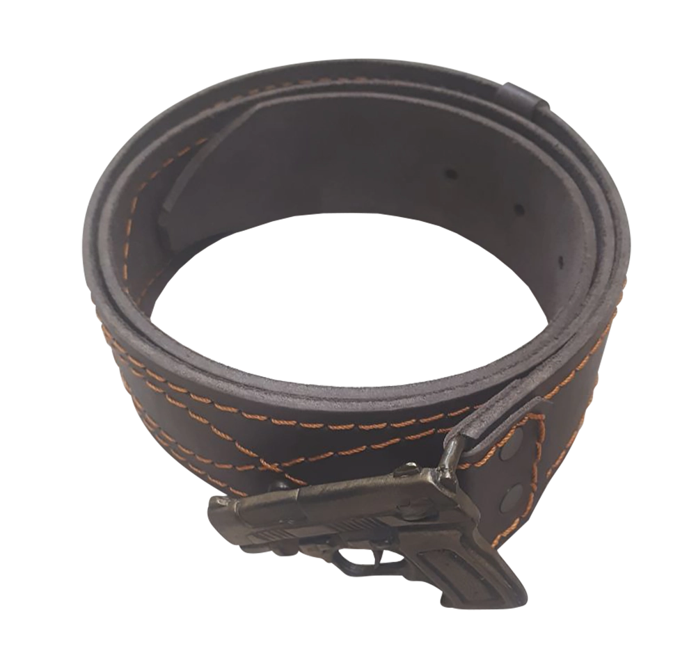 Ремень поясной №13  пряжка "Пистолет" (Шунина). Фото №2