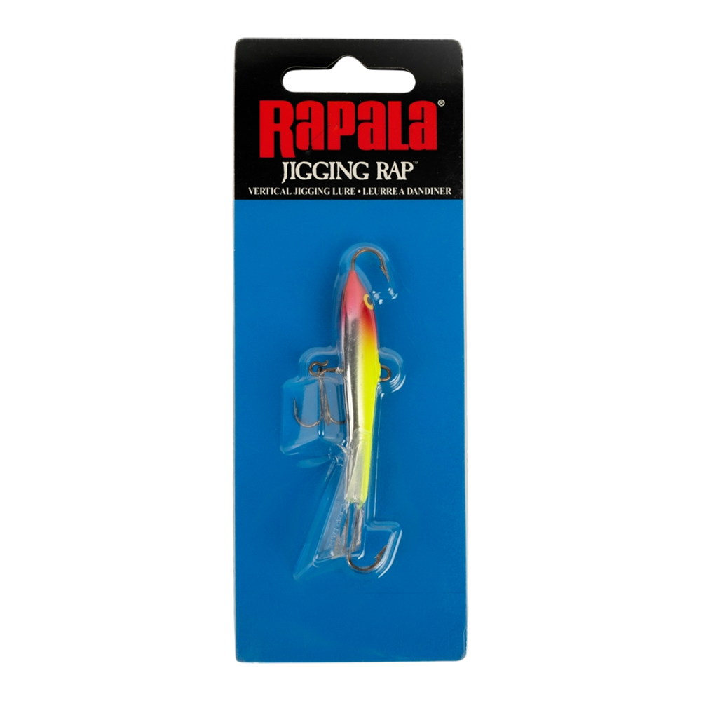 Балансир Rapala Jigging Rap 70мм, 18гр, цвет (CLN) с тройником. Фото №1