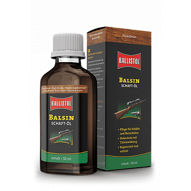 Средство для обработки дерева Balsin Schaftol 50ml (коричневое). Фото №2