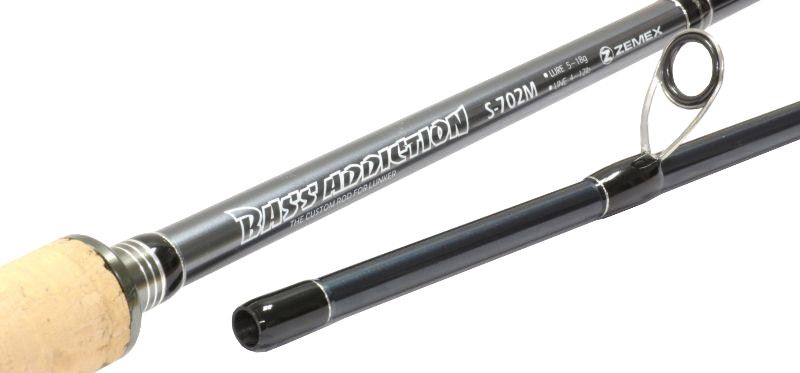 Спиннинг ZEMEX "BASS ADDICTION S-752M" 2,25 м 7,0-25,0гр.. Фото №1