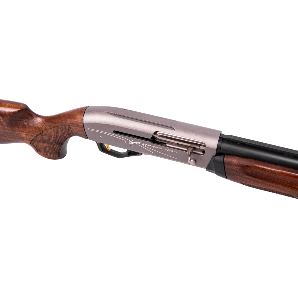 Ружье МР-155 12/76 орех 710 мм, правый хват, 5 дульных сужений, 4 патрона, улучшенный дизайн "Профи" с отсекателем (ШРМ).. Фото №5