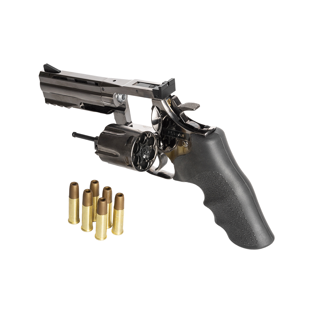 Револьвер пневматический ASG Dan Wesson 715 4" Steel grey, калибр 4,5 мм. Фото №8