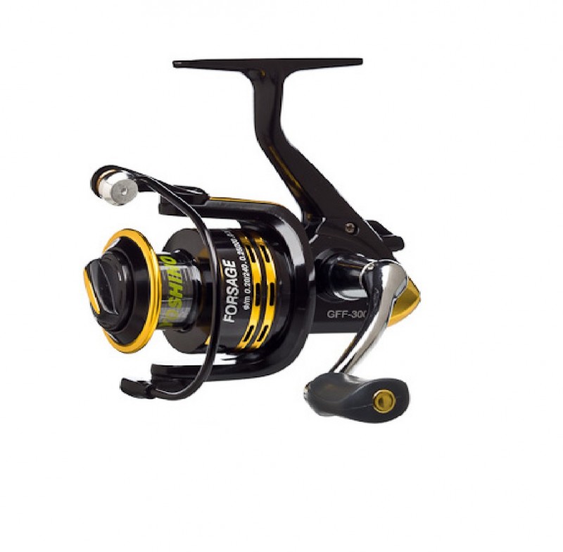 Катушка Yoshino GFF-3000 передний фрикцион, 5+1bb, 2 металлические шпули. Фото №1