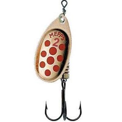 Блесна вращающаяся Mepps AGLIA PTS, 2, Copper/Red dots. Фото №2 Блесна вращающаяся Mepps AGLIA PTS, 2, Copper/Red dots. Фото №2