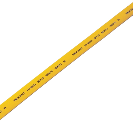 Трубка термоусаживаемая 1,0/0,5 желтая 50см. Фото №2