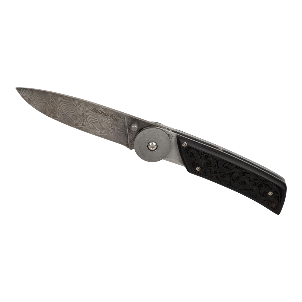 Нож Кизляр "Байкер-1" (дерево-орех), дамасская сталь. Фото №2