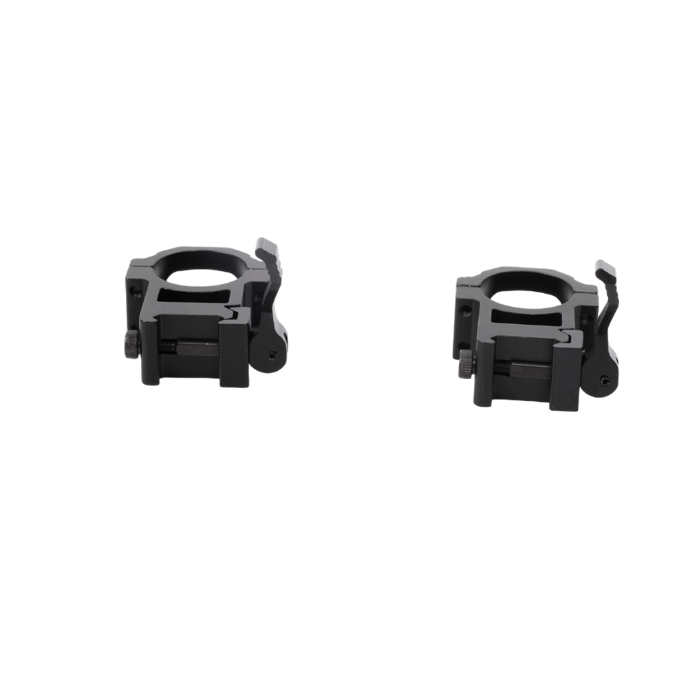 Кольца быстросъемные REMINGTON 30мм на Weaver средние 22мм рычаг блистер. Фото №6