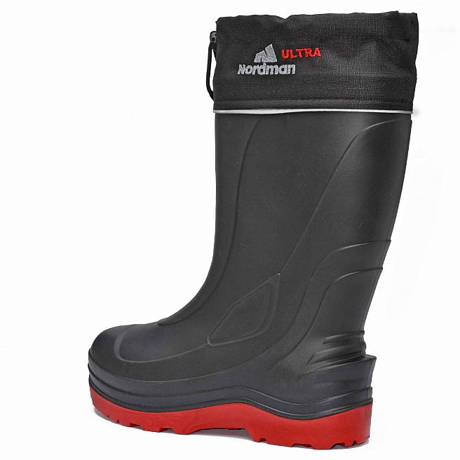 Сапоги Nordman Ultra из ЭВА , флис, черно-красные р. 44. Фото №3