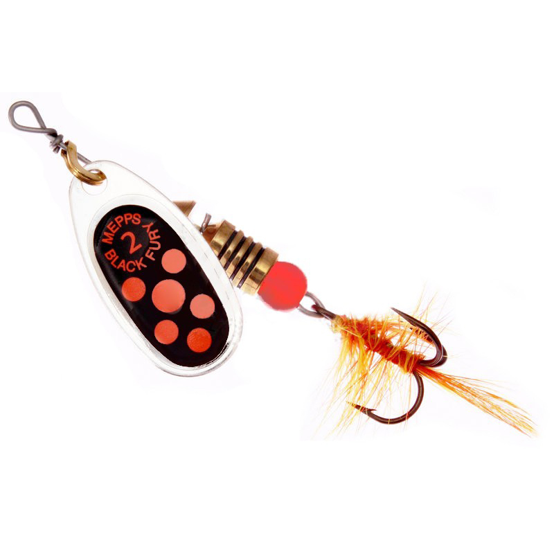 Блесна Mepps Black Fury 2 silver/orange . Фото №2