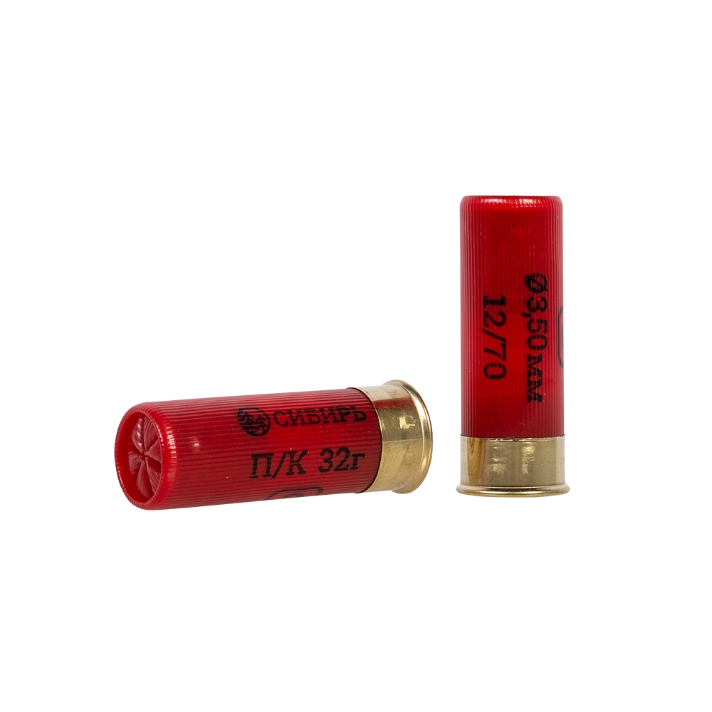 Патрон СИБИРЬ 12/70 охотничий дробовой 32г №3 (в пачке 25 шт) (в коробке 250шт). Фото №3