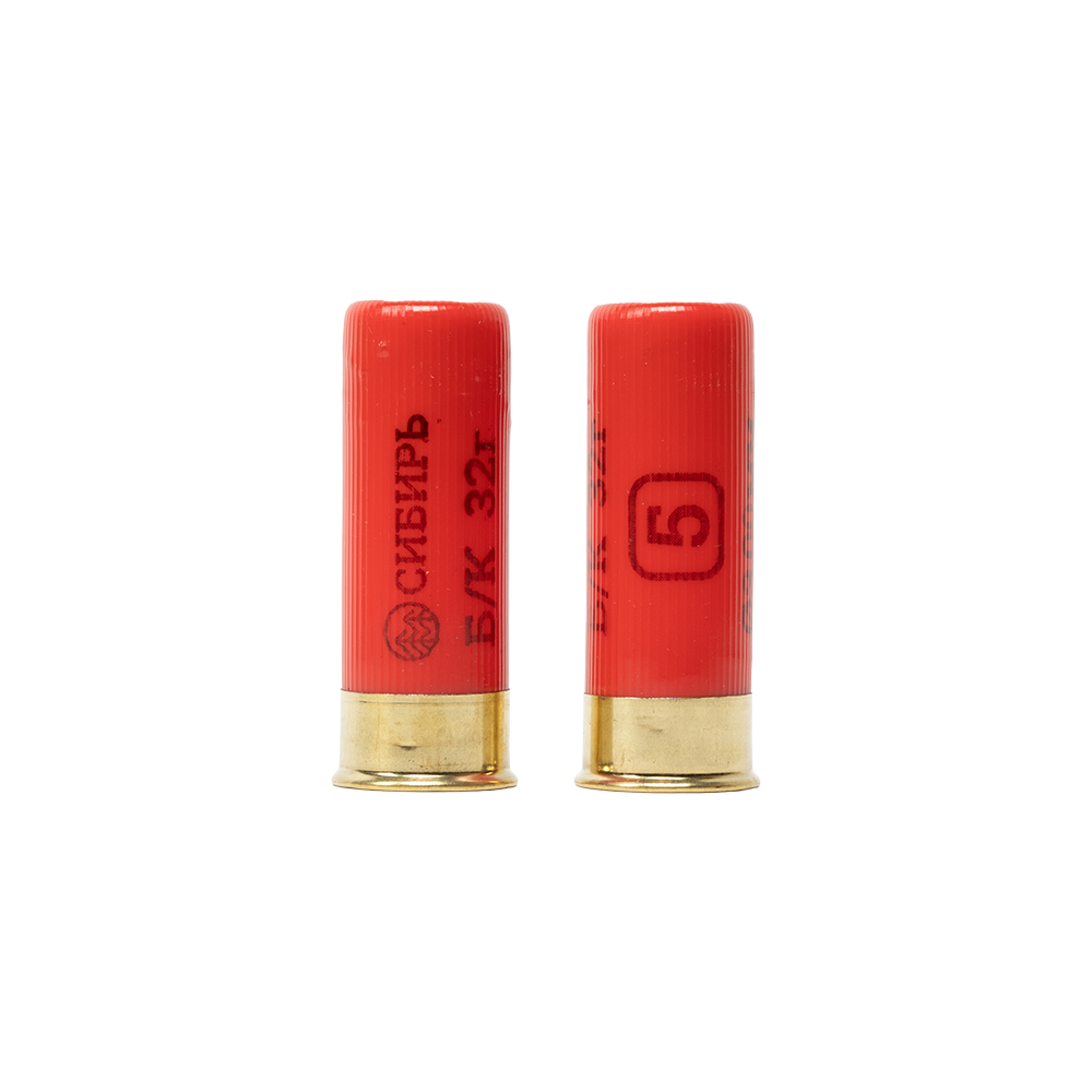 Патрон СИБИРЬ PREMIUM 12/70 охотничий дробовой 32г б/к №5 (CX-2000) (пачка 25 шт) (в коробке 250шт). Фото №3