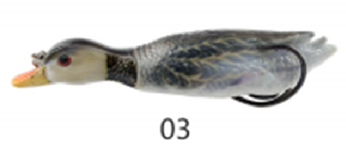 Воблер MADFISH Duck4 127мм, 22г, заглубление 0-1м, цвет 03. Фото №1