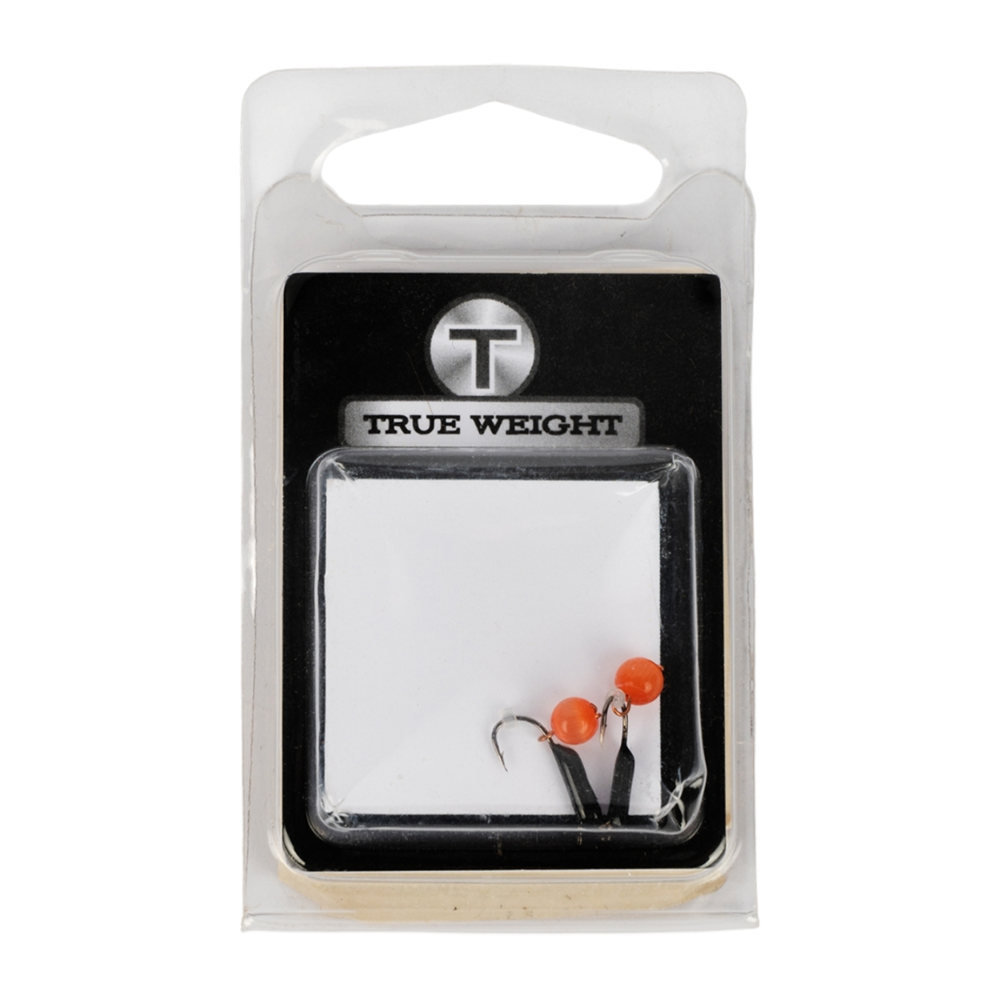 Мормышка вольфрамовая "Кошачий глаз" подвес d1.5 красный (10шт). Фото №1