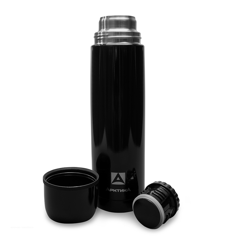 Термос "Арктика", бытовой вакуумный (для напитков) ,1000 мл, (чёрный оникс, глянцевый). Фото №3 Термос "Арктика", бытовой вакуумный (для напитков) ,1000 мл, (чёрный оникс, глянцевый). Фото №3