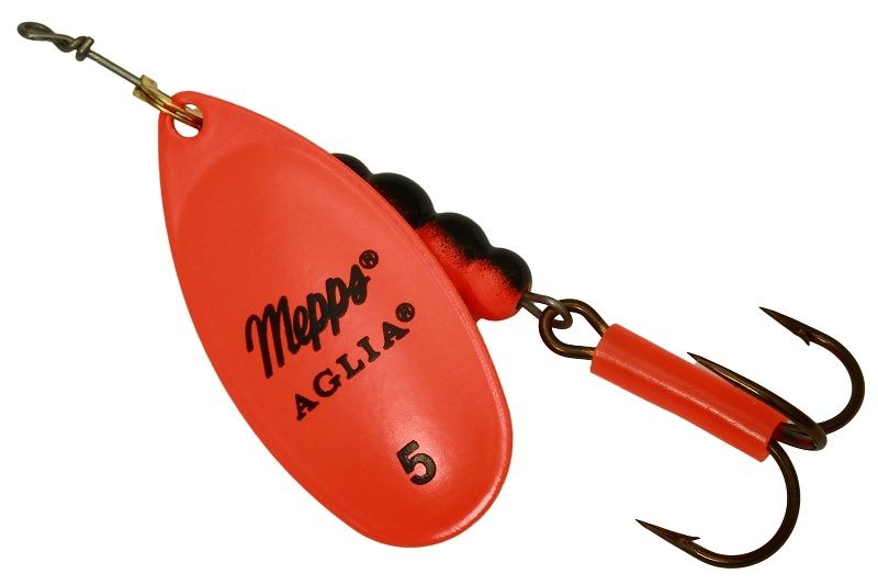 Блесна Mepps AGLIA FLUO ORANGE №5. Фото №2