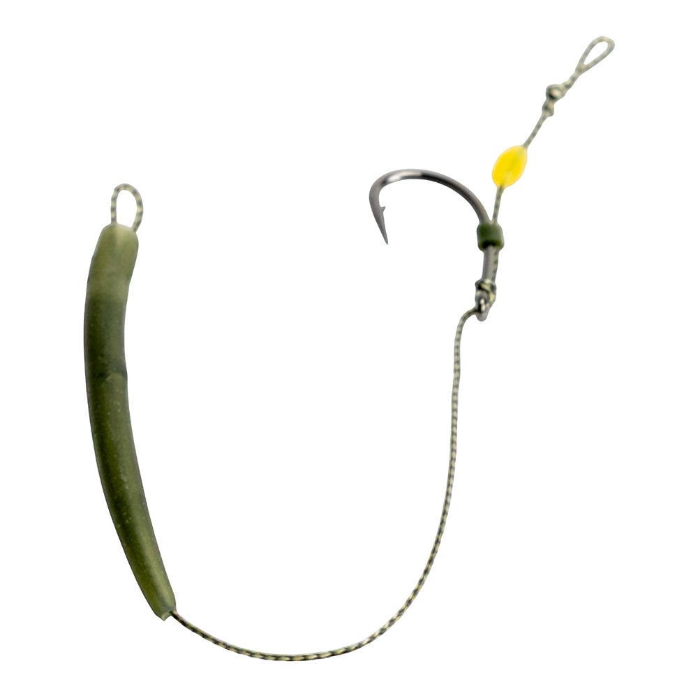 Волосяная оснастка «Метод» 10см 25lb (12кг), крючок Hayabusa P-1 № 8 (бойл 10,14мм), уп.2 шт. Фото №2