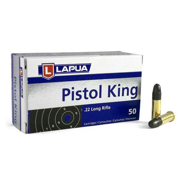 Патрон нарезной LAPUA калибр 22 LR PISTOL King 2,59 гр. 40 grn. (в пачке 50 шт.). Фото №1