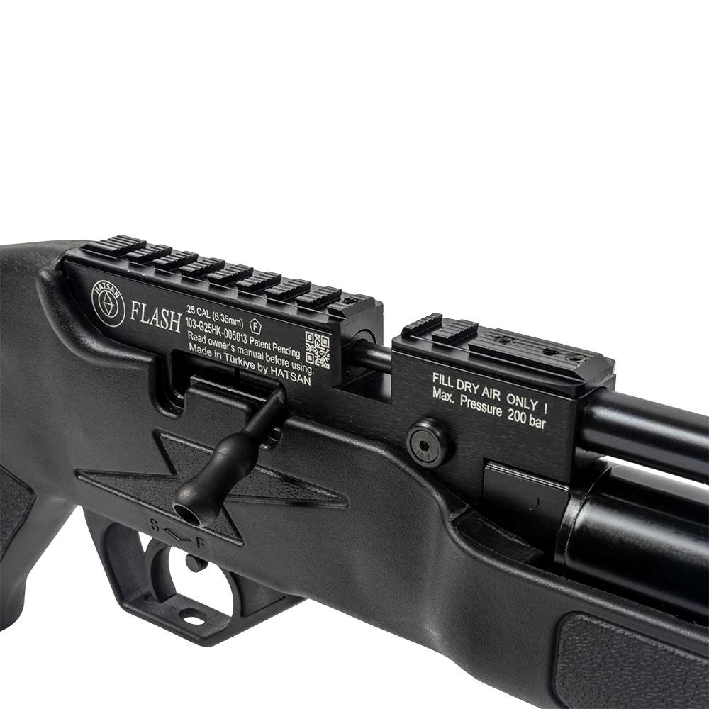 Винтовка пневматическая Hatsan FLASH, калибр 6.35, 3 Дж (РСР, пластик). Фото №4