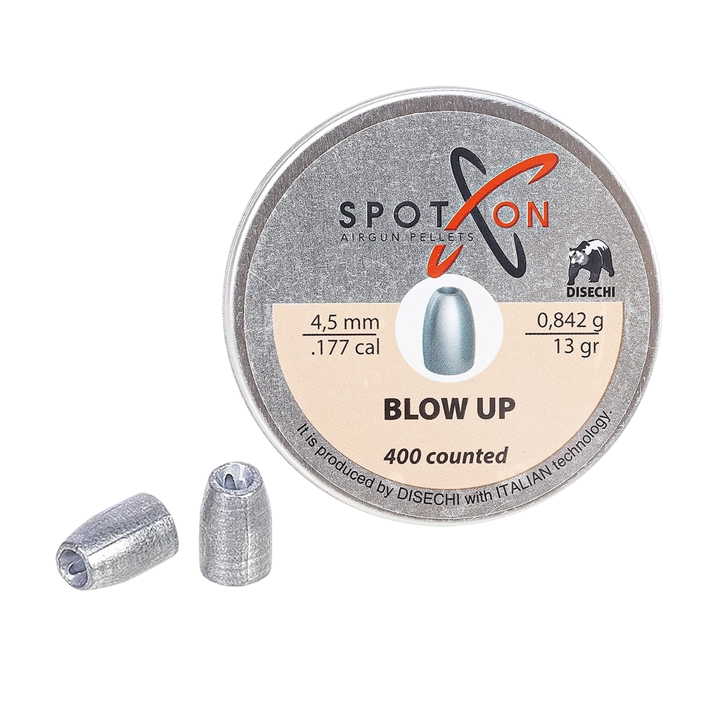 Пуля пневматическая SPOTON Blow Up 4,5 мм, 0,842 гр. (400 шт). Фото №1 Пуля пневматическая SPOTON Blow Up 4,5 мм, 0,842 гр. (400 шт). Фото №1