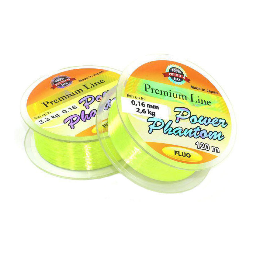 Леска Power Phantom FLUO 120m 0,18mm. Фото №2