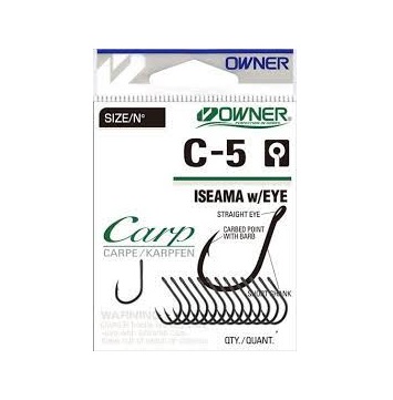 Крючок Owner Carp Taff Iseama C5 №6. Фото №1