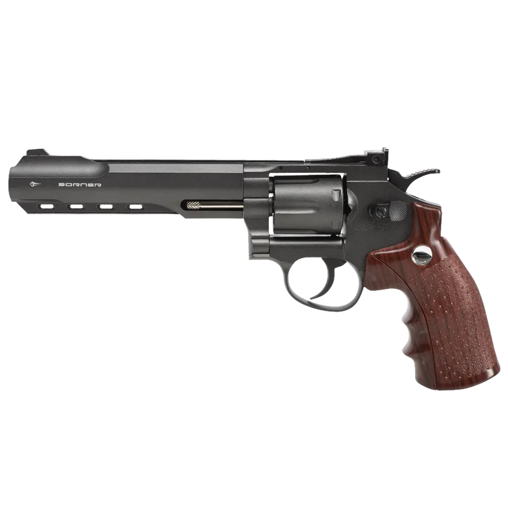 Револьвер пневматический BORNER Super Sport 702, калибр 4,5 мм (с картриджи 6 шт.). Фото №2 Револьвер пневматический BORNER Super Sport 702, калибр 4,5 мм (с картриджи 6 шт.). Фото №2