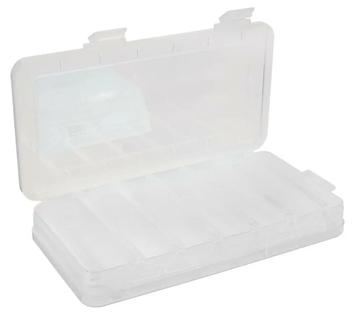 КОРОБКА для воблеров и балансиров ВБ-2 белая 2-х стор.(6+6отд.)(230х125х35мм). Фото №3