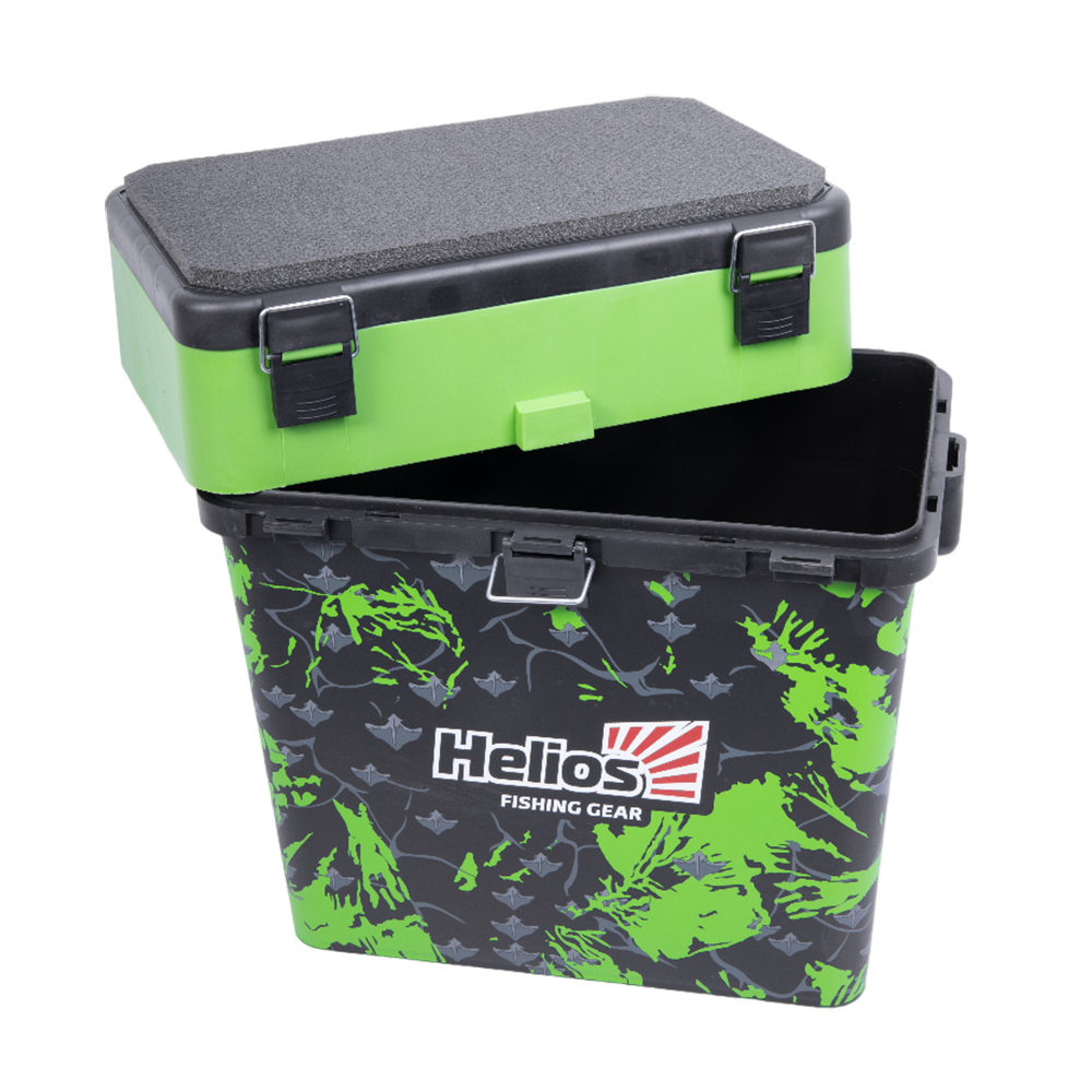 Ящик рыболовный зимний SHARK салатовый (HS-IB-19-SHG) Helios. Фото №12 Ящик рыболовный зимний SHARK салатовый (HS-IB-19-SHG) Helios. Фото №12
