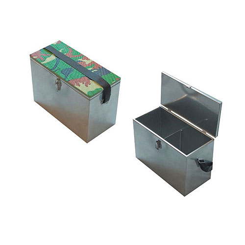 Ящик рыболовный зимний оцинкованная сталь 300х190х290. Фото №1 Ящик рыболовный зимний оцинкованная сталь 300х190х290. Фото №1