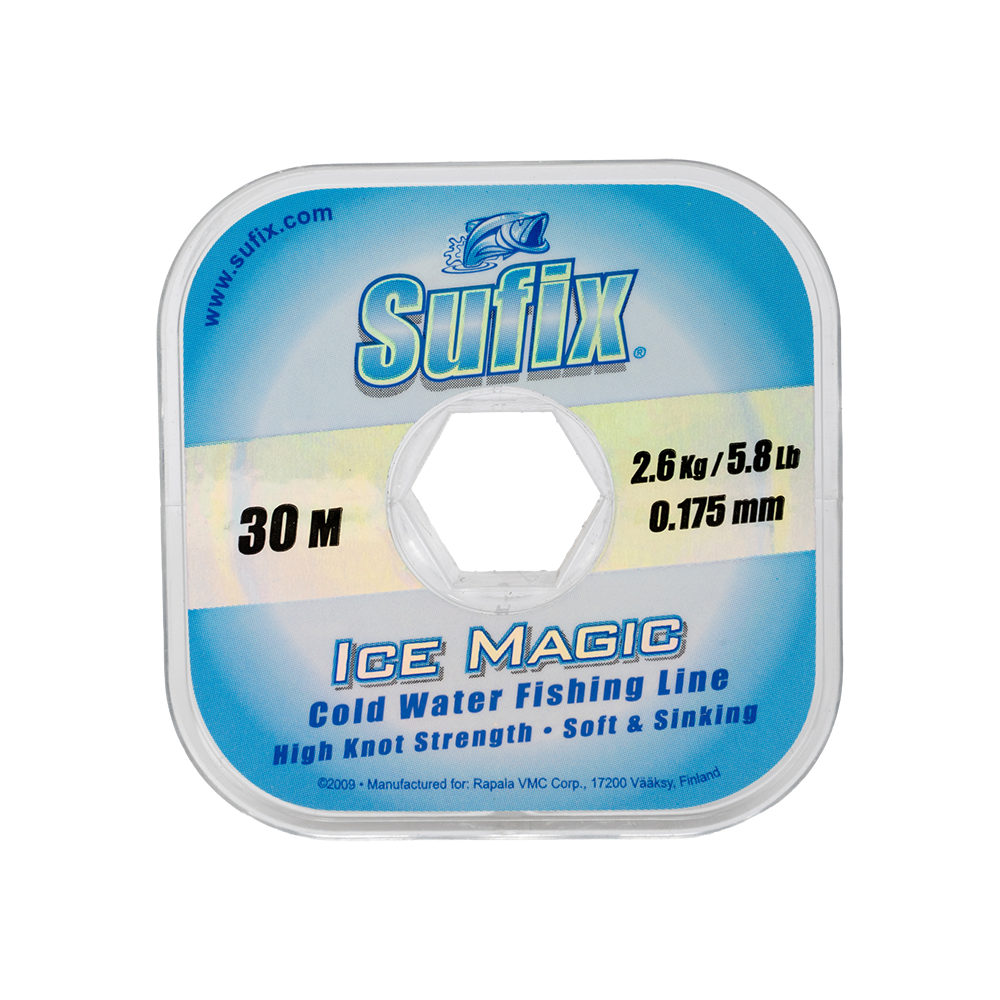 Леска Sufix Ice Magic x12 Platinum 30м, 0,175мм . Фото №1