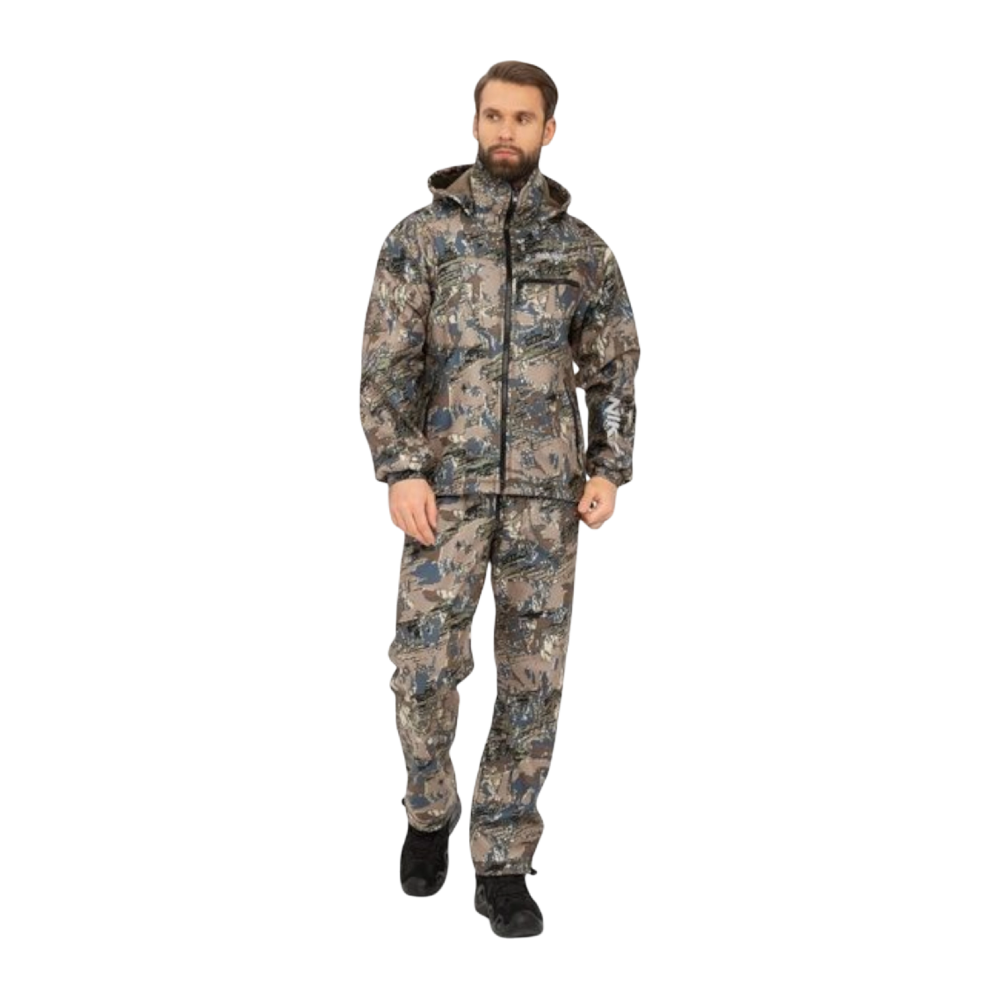 Костюм Huntsman демисезонный Никс ЛЮКС цвет Лабиринт ткань Alova windblock р. 56-58/182. Фото №1