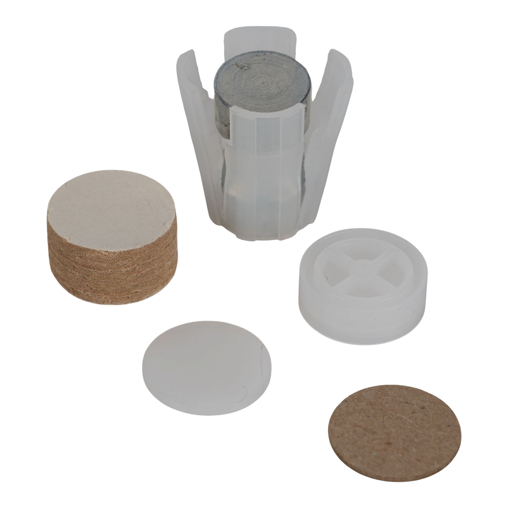 Комплект снаряжения пули Л-2 12 калибра (обтюратор, амортизатор, крышка, прокладка, пуля в cбoрe). Фото №1 Комплект снаряжения пули Л-2 12 калибра (обтюратор, амортизатор, крышка, прокладка, пуля в cбoрe). Фото №1