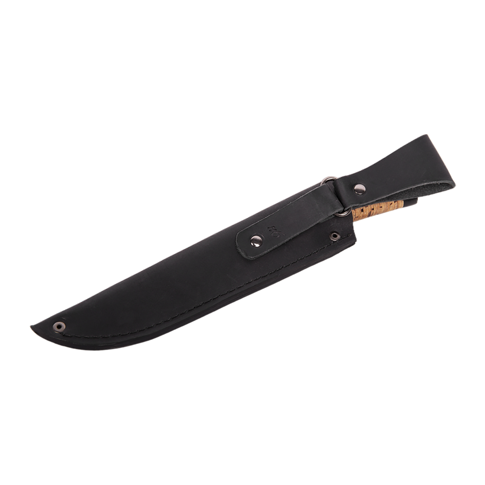 Нож ЗЗОСС, Н6, клинок ст. У10А-7ХНМ, рукоять текстолит, береста. Фото №2