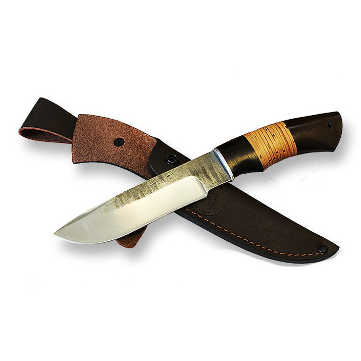 Нож "Зубр" (65х13 с рисунком) (Кашулин). Фото №2