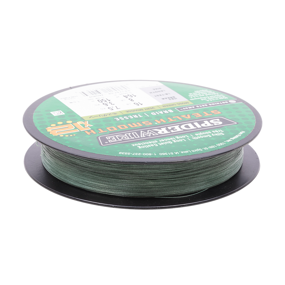 Шнур SpiderWire Stealth Smooth x12 Moss Green 150m 0.09. Фото №2 Шнур SpiderWire Stealth Smooth x12 Moss Green 150m 0.09. Фото №2