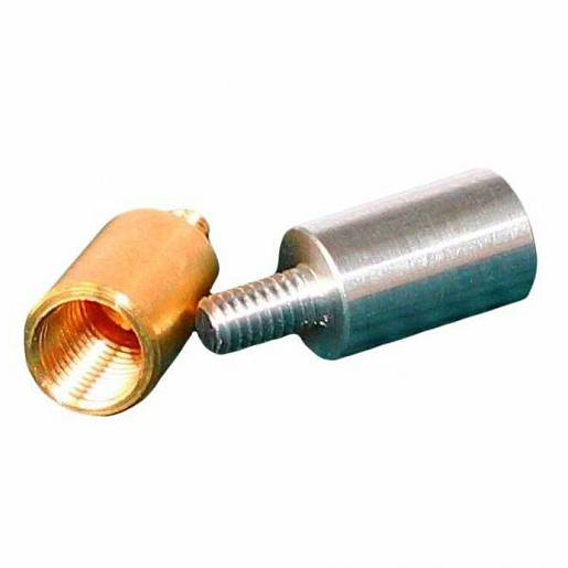 Переходник ЧИСТОGUN - латунь, папа/мама, резьба  дюймовая 5/16х27 на 8/32 к гладкоств. Шомп.. Фото №1