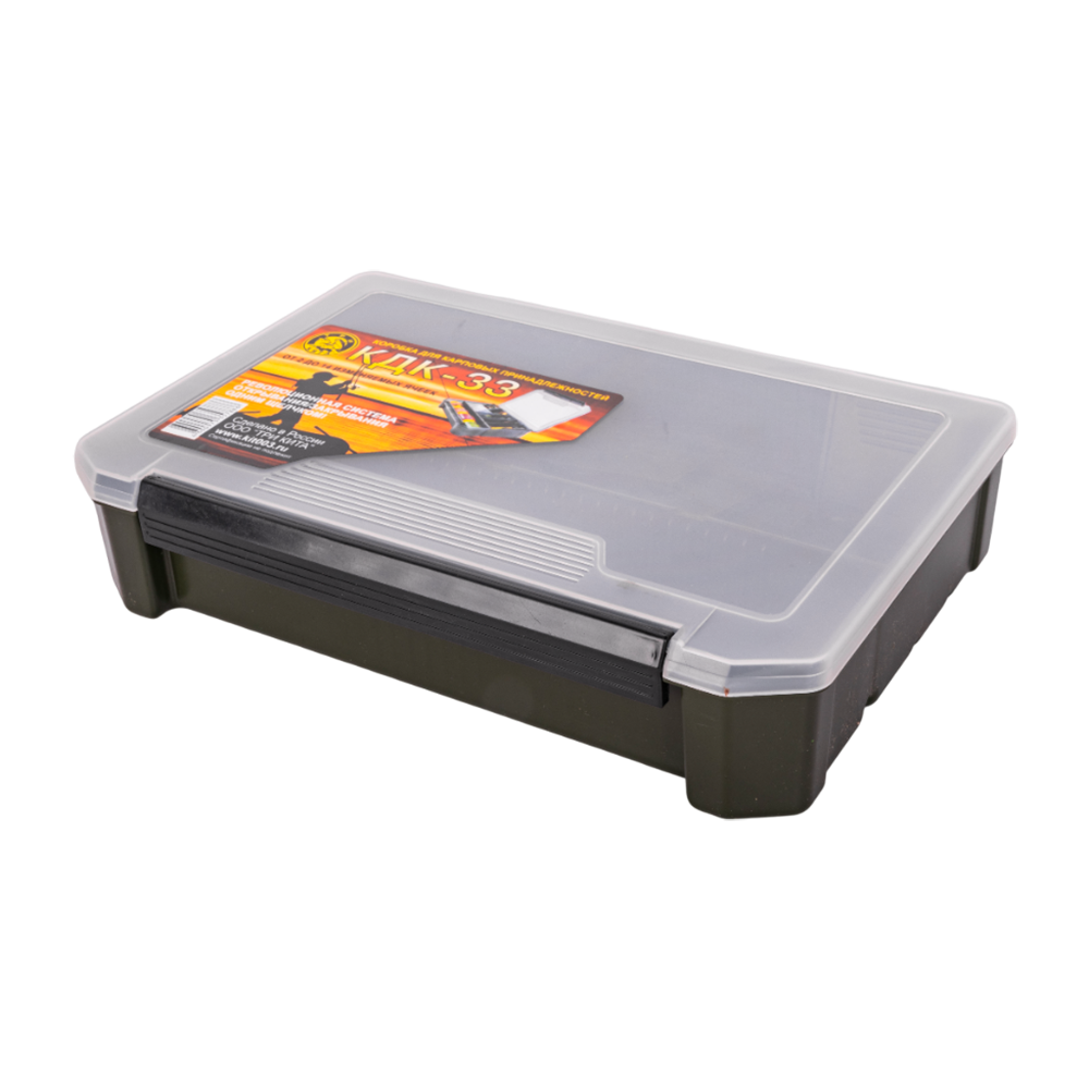 Коробка для карповых мелочей КДК-33(270*190*60) (Три кита). Фото №1