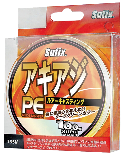 Леска плетеная SUFIX PE Glide Master желтая 135 м 0.30 мм 27.0 кг PE3. Фото №1 Леска плетеная SUFIX PE Glide Master желтая 135 м 0.30 мм 27.0 кг PE3. Фото №1