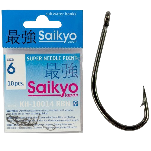 Крючки Saikyo KH-10014 Maruseigo BN №4 (10шт). Фото №1