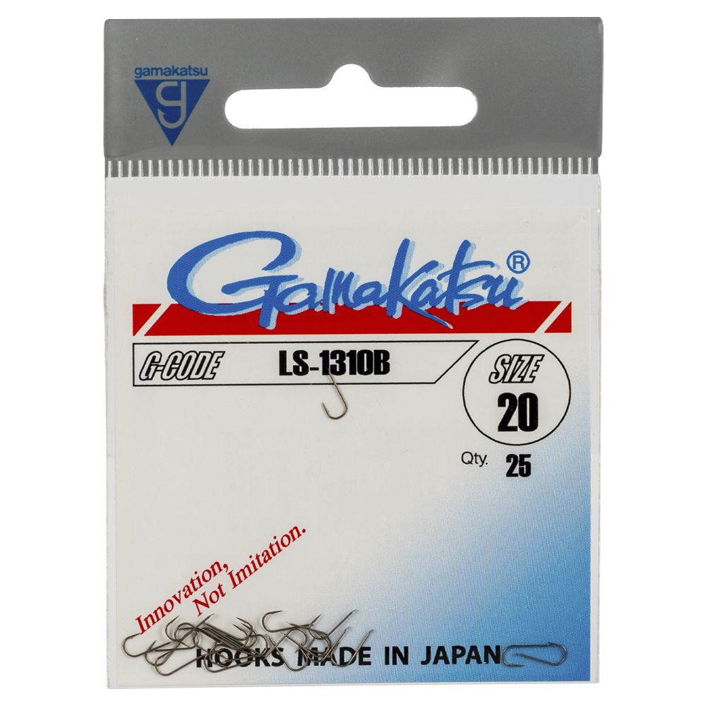 Крючок Gamakatsu Hook LS-1310B Brown №20. Фото №1