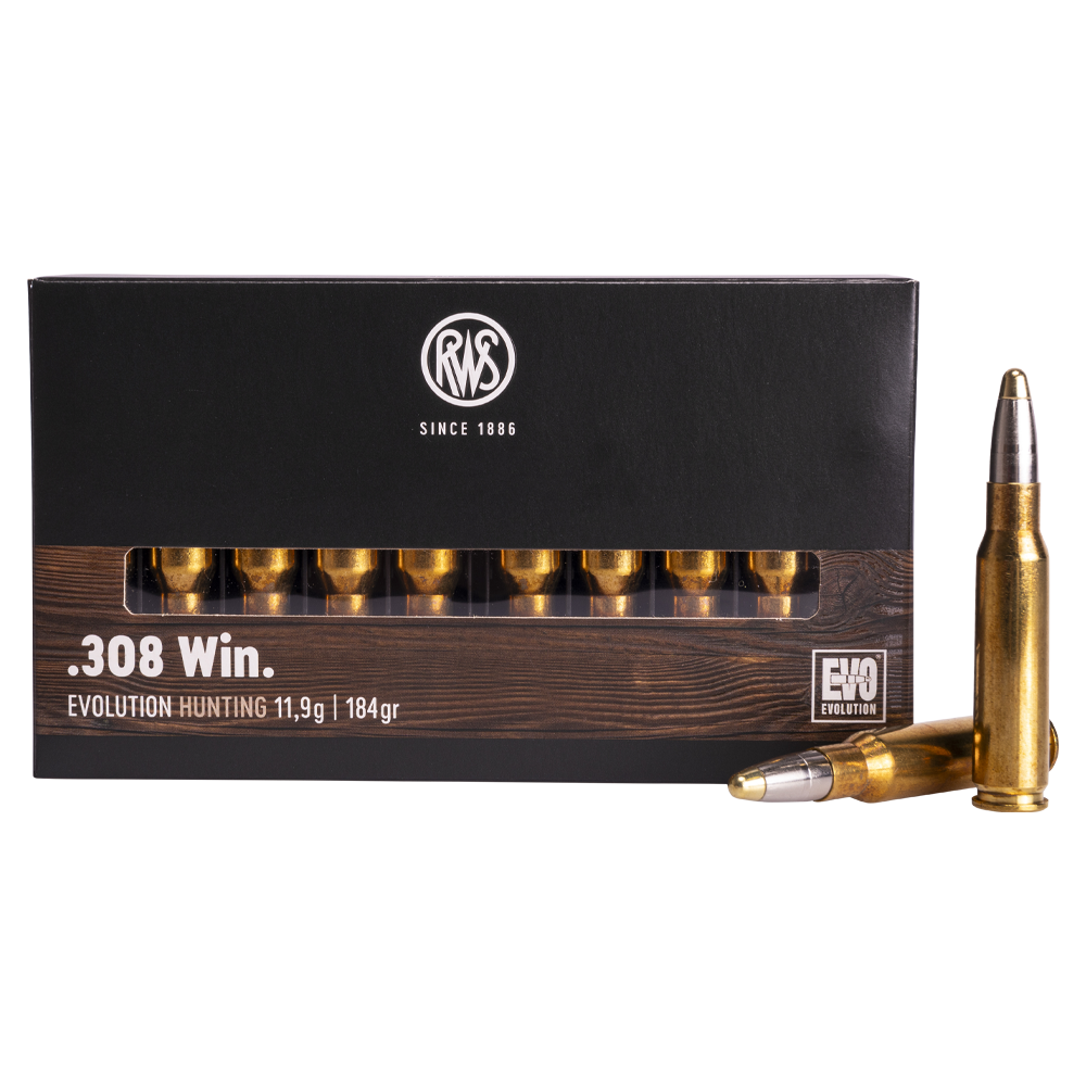 Патрон нарезной RWS калибр 308 WIN DN EVO 11,9 гр. (в пачке 20 шт.). Фото №1 Патрон нарезной RWS калибр 308 WIN DN EVO 11,9 гр. (в пачке 20 шт.). Фото №1