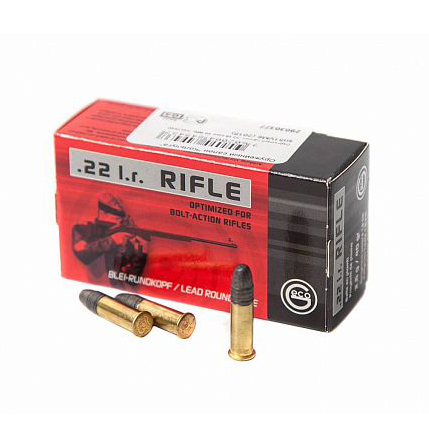 Патрон нарезной RWS GECO калибр 22 LR Geco Rifle 2,6 гр. 40 grn. (в пачке 50 шт.). Фото №2 Патрон нарезной RWS GECO калибр 22 LR Geco Rifle 2,6 гр. 40 grn. (в пачке 50 шт.). Фото №2