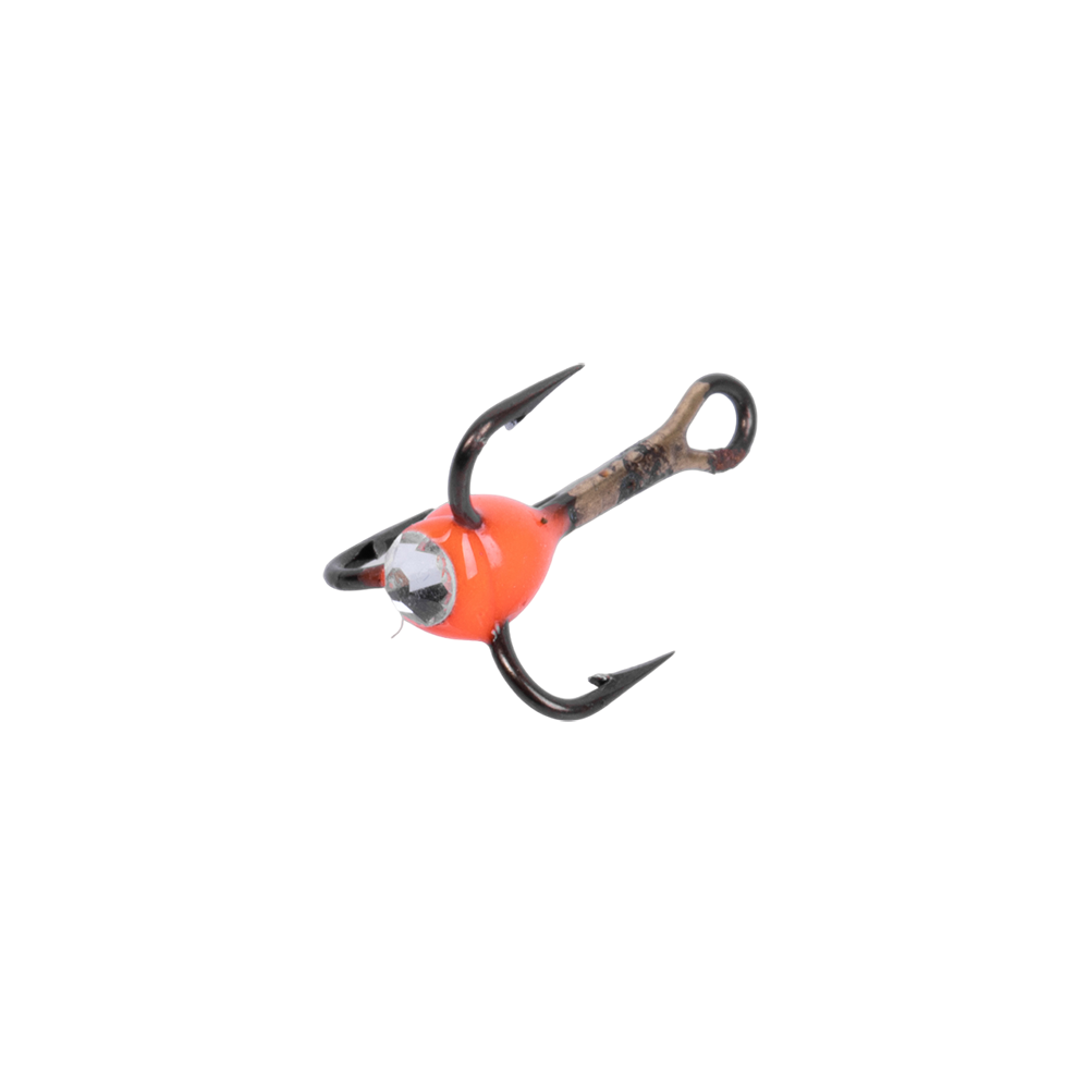 Аксессуары Winter Painted treble hook with Crystal, #14 (25pcs). Фото №1