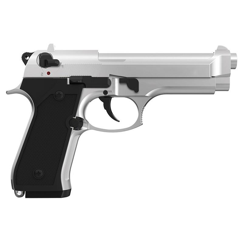 Пистолет охолощенный RETAY MOD92, (Beretta 92), Хром, калибр 9mm. P.A.K. Фото №1