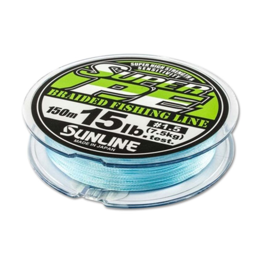 Плетёный шнур Sunline NEW SUPER PE Blue 150m #1.0/10lb. Фото №2