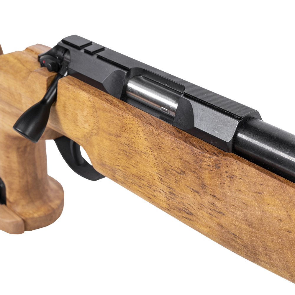 Карабин охотничий модели МЕ16 калибра 22LR со сменным (дополнительным) стволом калибр 22WMR спортстер орех. Фото №7