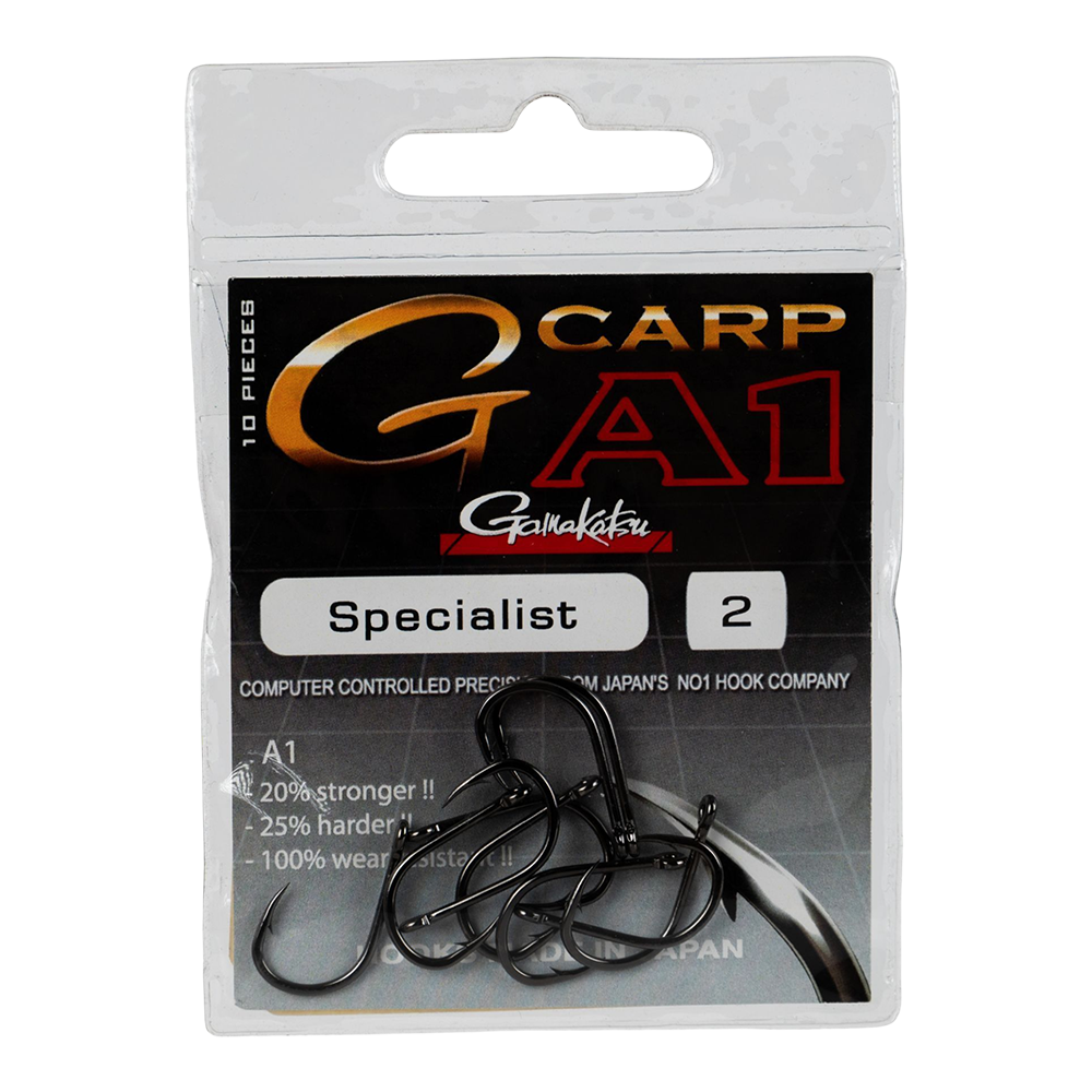 Крючок Gamakatsu A-1 G-Carp Specialist №02. Фото №1 Крючок Gamakatsu A-1 G-Carp Specialist №02. Фото №1
