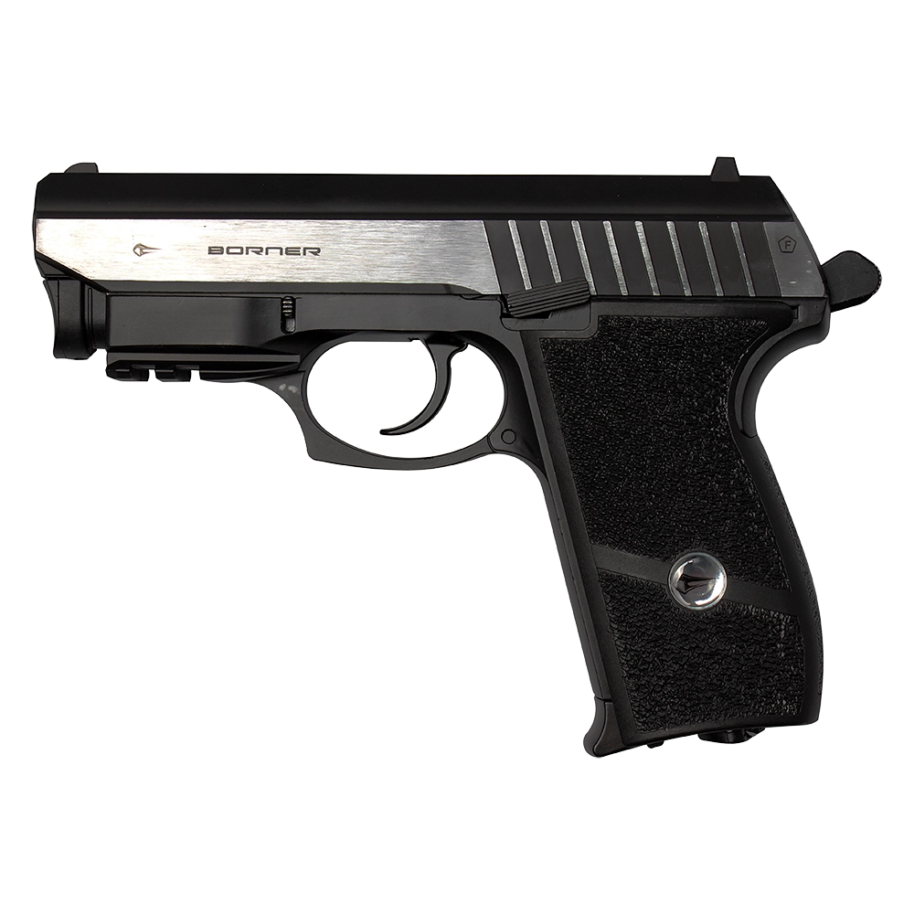 Пистолет пневматический BORNER Panther 801 (blowback), калибр 4,5 мм. Фото №3 Пистолет пневматический BORNER Panther 801 (blowback), калибр 4,5 мм. Фото №3