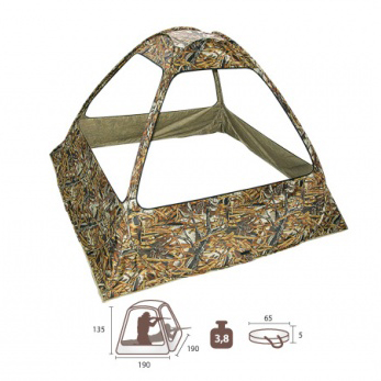 Засидка-автомат с сеткой / ткань синтетическая / лето. Фото №3